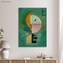 Canvas print Upward geometric shapes, Kandinsky