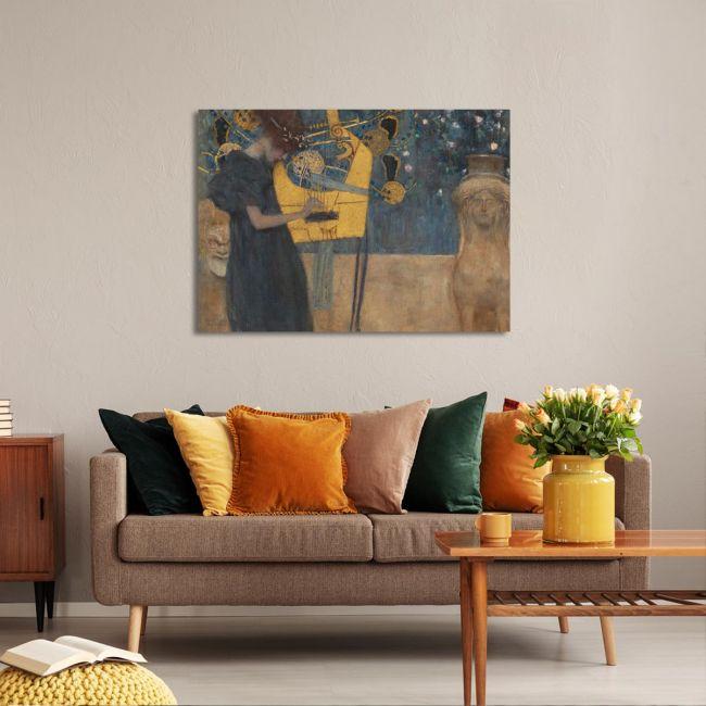 Πίνακας ζωγραφικής Music, Klimt G.