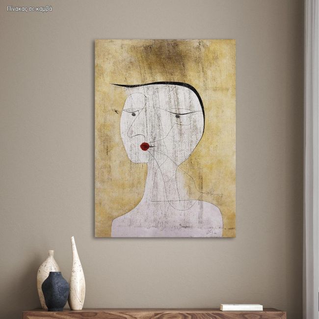 Πίνακας ζωγραφικής Sealed woman, Klee Paul