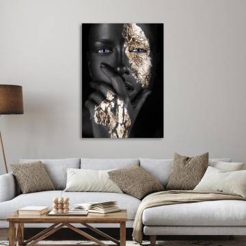 Canvas print Golden Mask
