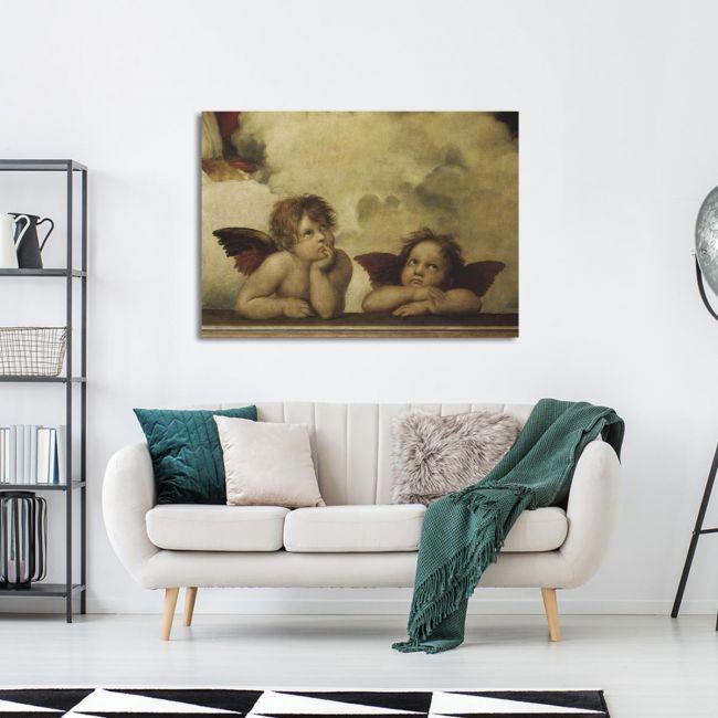 Πίνακας ζωγραφικής Winged angels, Raphael