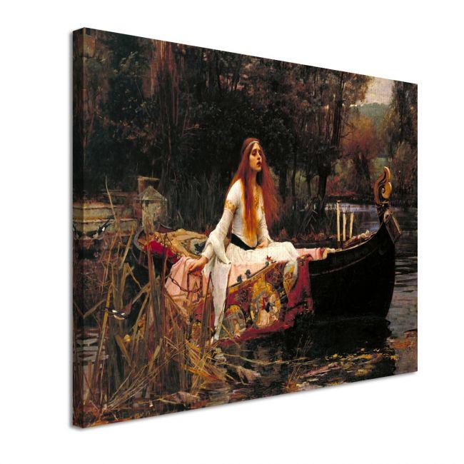 Canvas print The lady of Shalott, Waterhouse J.W.