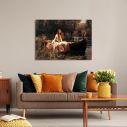 Canvas print The lady of Shalott, Waterhouse J.W.