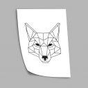 Geometric animals Fox, Poster