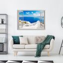 Canvas print Window with view