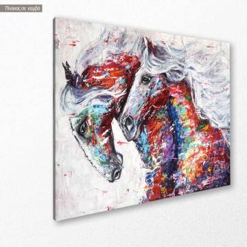 Canvas print Running horses Framed canvas View 1 2