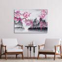 Canvas print Spring Japanese scenery
