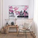 Canvas print Spring Japanese scenery