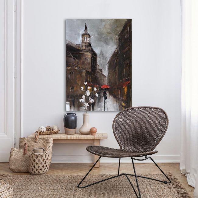 Canvas print Lonely walk