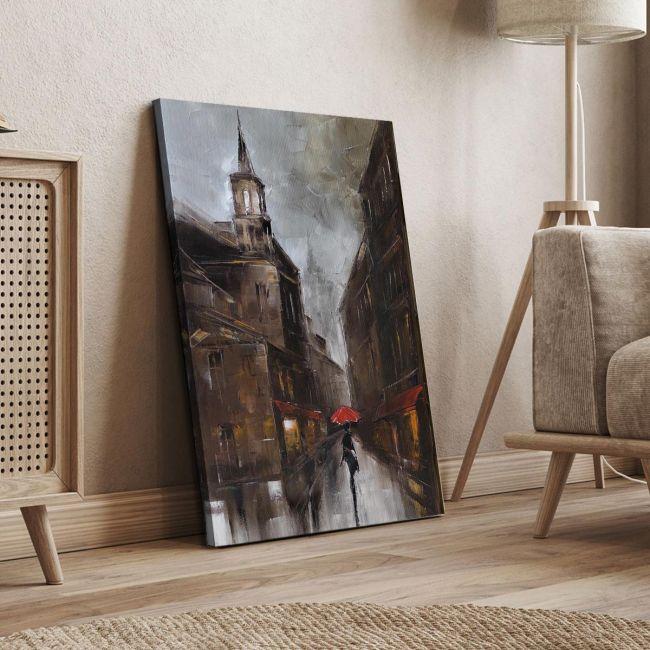 Canvas print Lonely walk