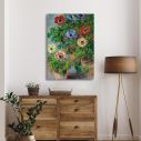 Canvas print Anemonen, Monet Claude