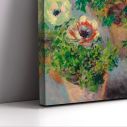 Canvas print Anemonen, Monet Claude