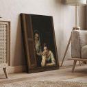 Canvas print Two women at a window, Murillo E