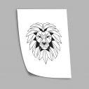 Geometric animals Lion, αφίσα, κάδρο