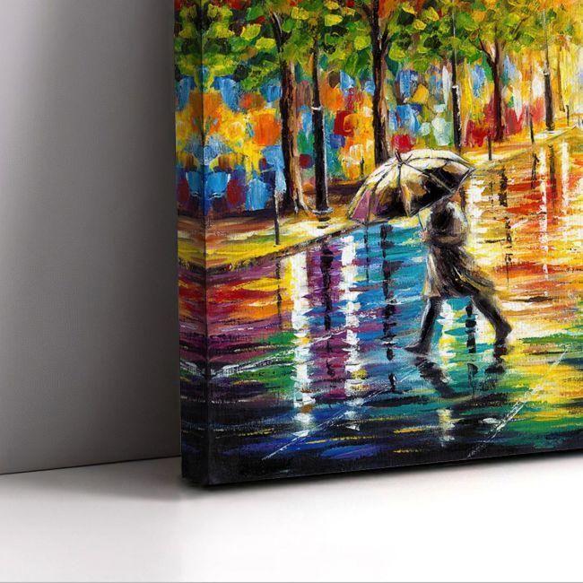 Πίνακας ζωγραφικής City reflections Καμβάς τελαρωμένος