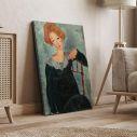 Canvas print Woman with red hair, Modigliani Amedeo