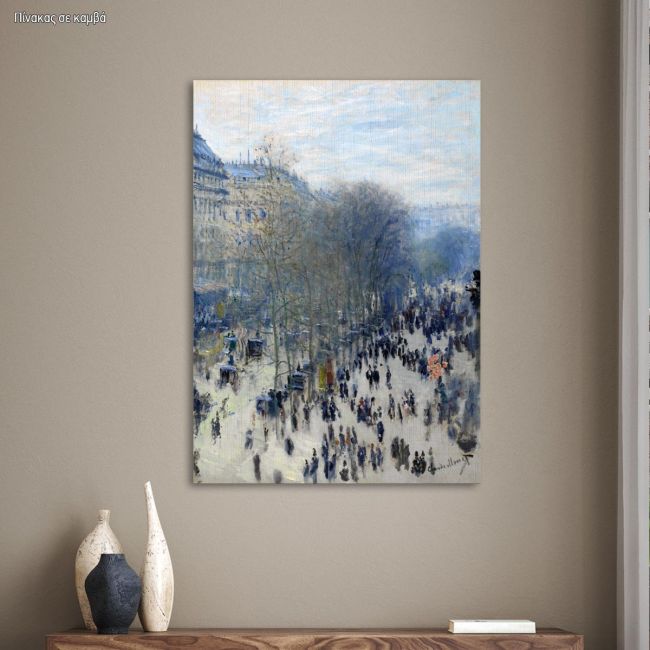 Πίνακας ζωγραφικής Boulevard des Capucines, Monet Claude