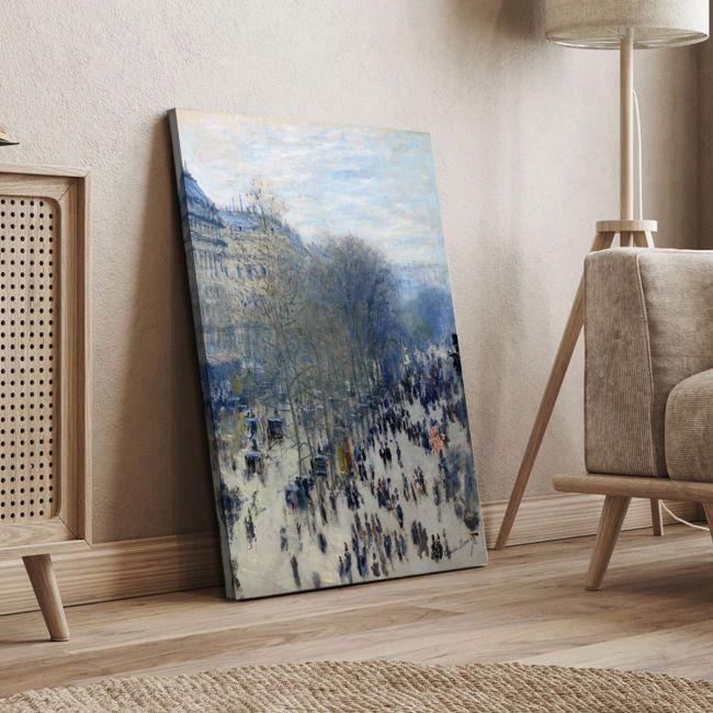 Canvas print Boulevard des Capucines, Monet Claude