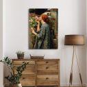 Canvas print The soul of the rose, Waterhouse J. W.