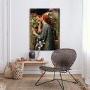 Canvas print The soul of the rose, Waterhouse J. W.