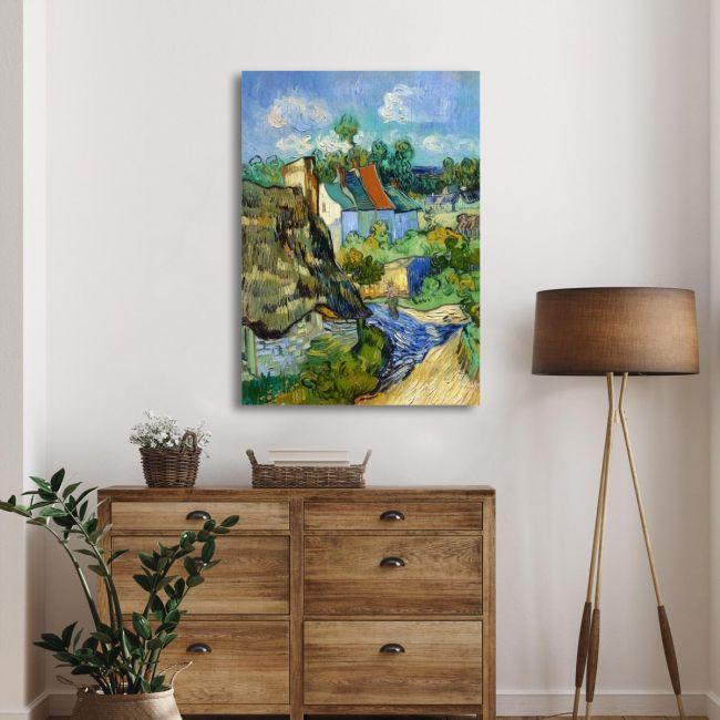 Canvas printHouses at Auvers, Vincent van Gogh