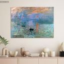 Canvas print Impression sunrise, Monet