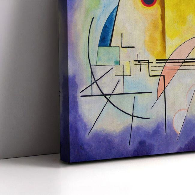 Πίνακας ζωγραφικής Yellow red blue, Kandinsky W. καμβάς 6
