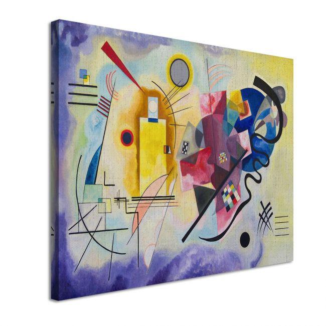 Canvas print Yellow red blue, Kandinsky W.