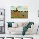 Canvas print Poppy field, Monet C.