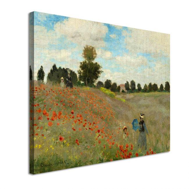 Canvas print Poppy field, Monet C.