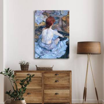 Canvas print La toilette Henri de Toulouse Lautrec Framed canvas View 1 2