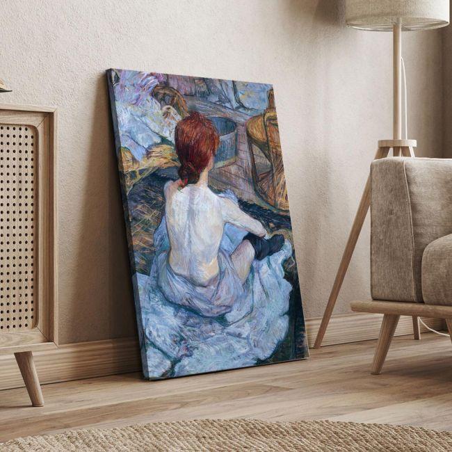 Canvas print La toilette, Henri de Toulouse Lautrec