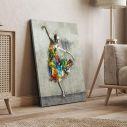 Canvas print Ballerina, Street art ballerina I