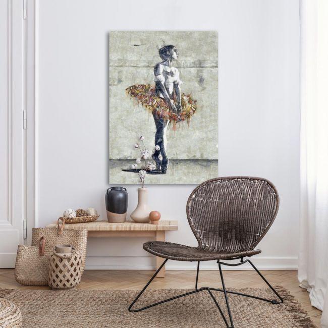 Canvas print Ballerina, Street art ballerina