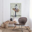 Canvas print Ballerina, Street art ballerina
