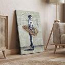 Canvas print Ballerina, Street art ballerina