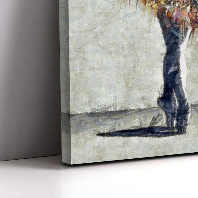 Canvas print Ballerina, Street art ballerina