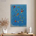 Canvas print Sky blue, Kandinsky W.