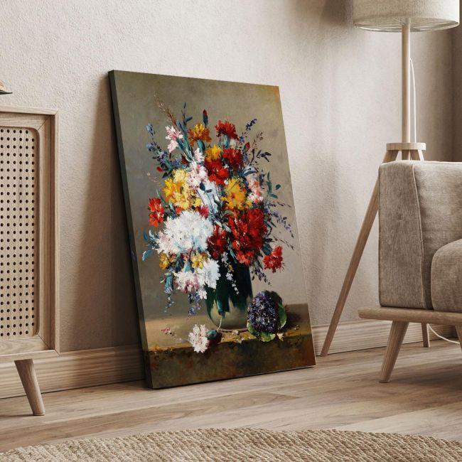 Canvas print Bouguet of flowers, Cauchois E.