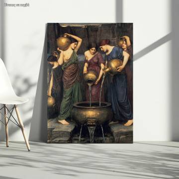 Canvas print The Danaides, Waterhouse J.W