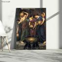 Canvas print The Danaides, Waterhouse J.W