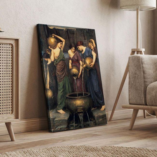 Canvas print The Danaides, Waterhouse J.W