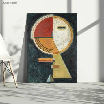 Πίνακας ζωγραφικής Unstable compensation, Kandinsky W.