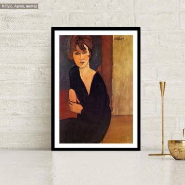 Portrait of Madame Reynouard, Modigliani A, αφίσα, κάδρο