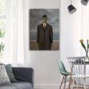 Canvas print The son of man reart (original Magritte R)