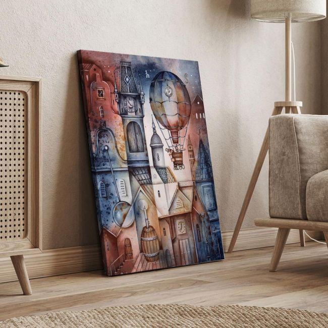 Canvas print Balloon ride