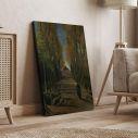 Canvas print Avenue of Poplars, Vincent van Gogh