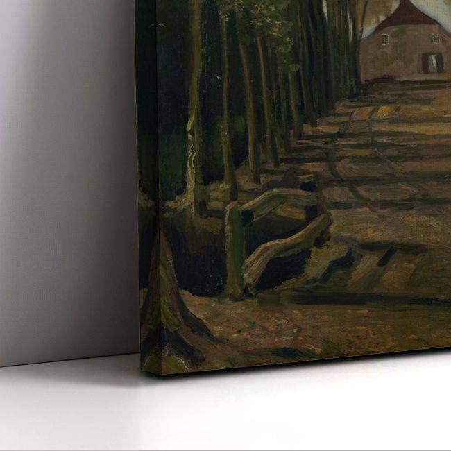 Canvas print Avenue of Poplars, Vincent van Gogh