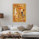 Canvas print Mustard wool rug, Klimt Gustav