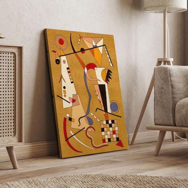 Canvas print Mustard wool rug, Klimt Gustav